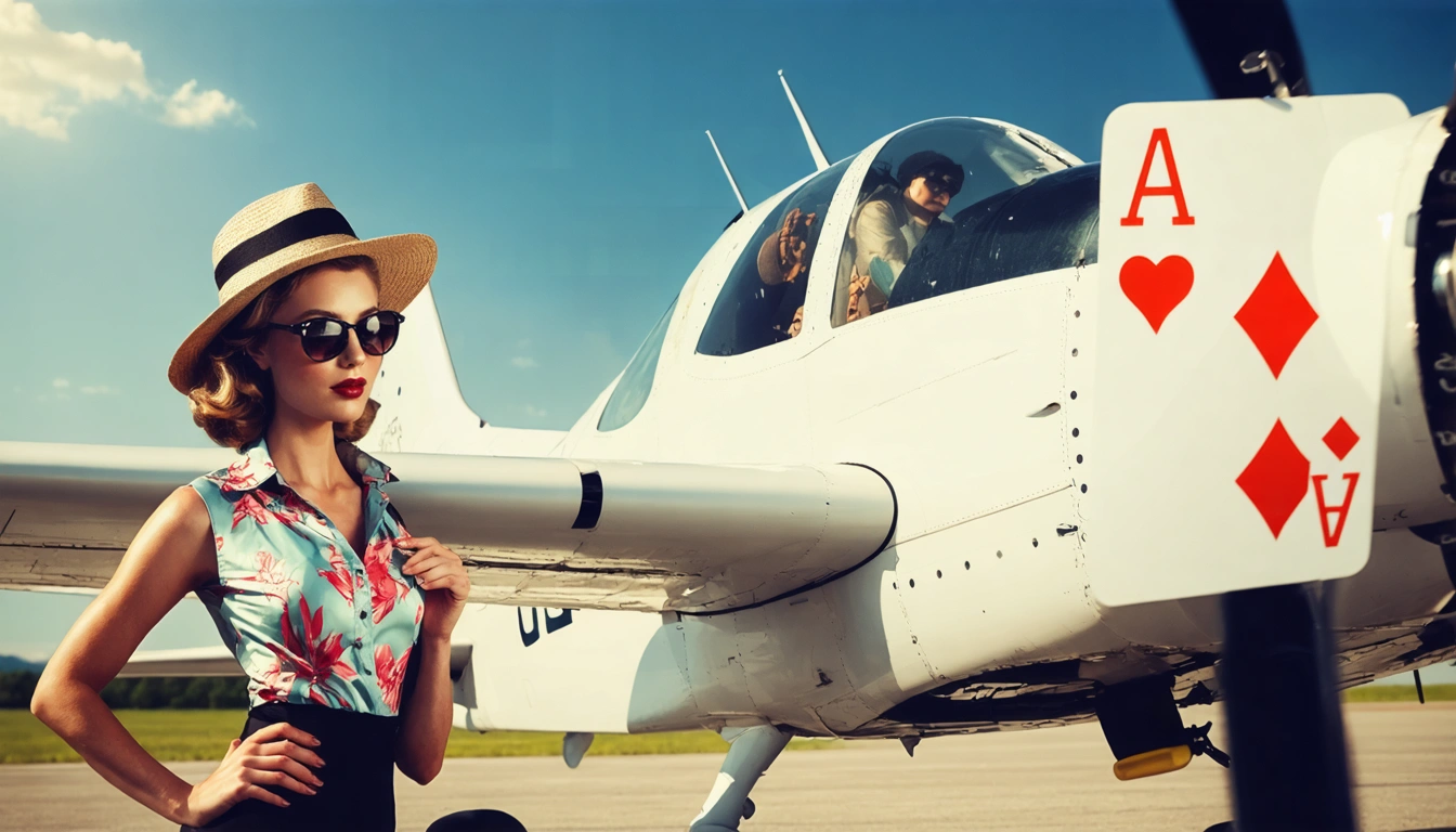 aviator Pin Up